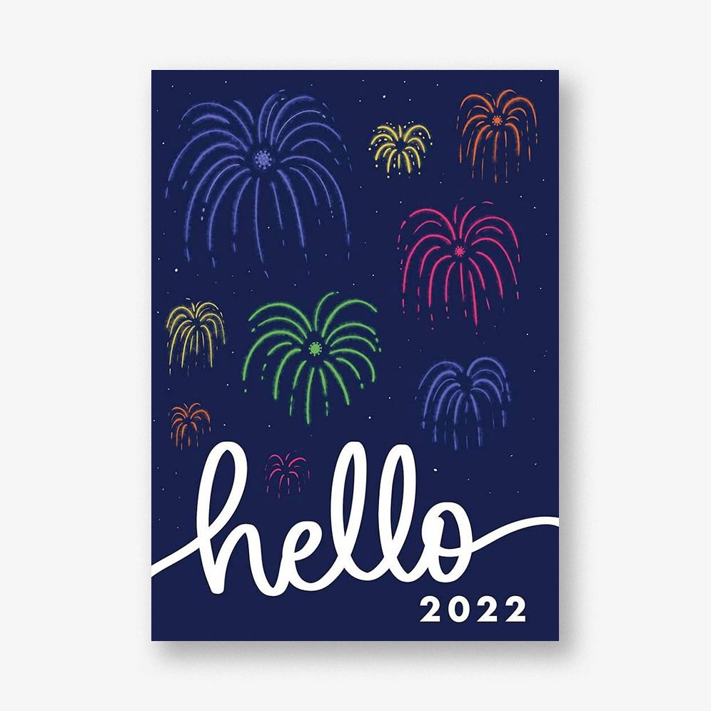 Hello 2021 New Year Card