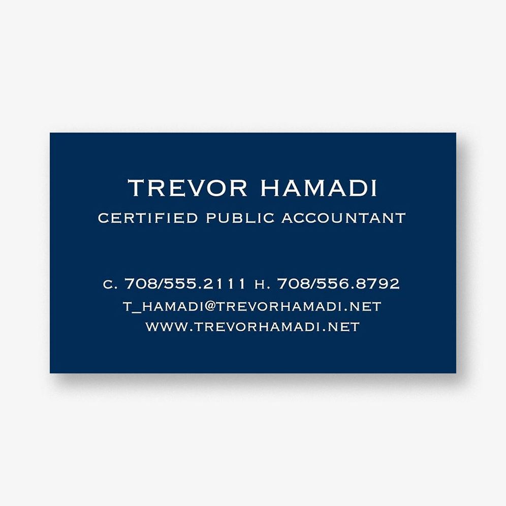 Solid Business Cards