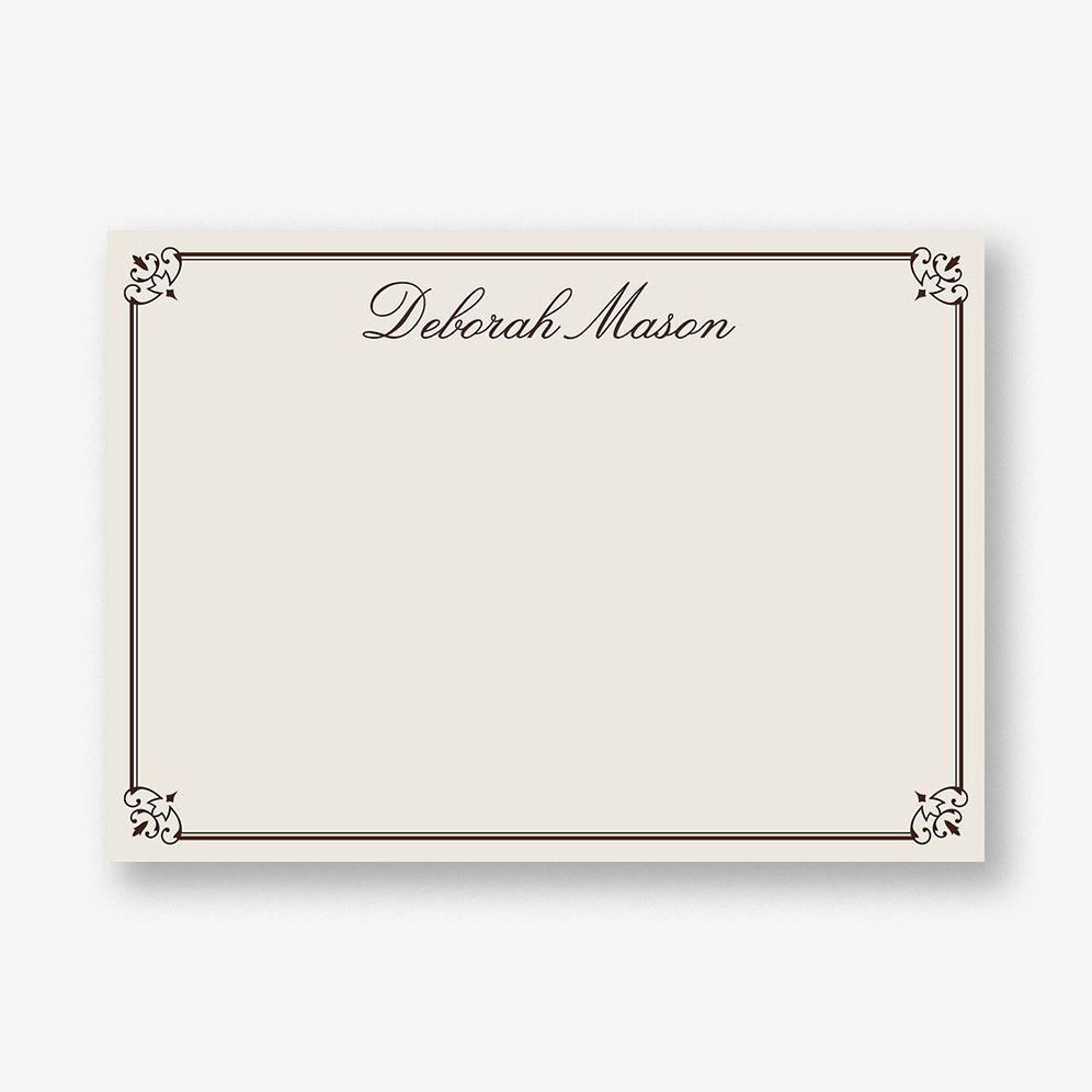 Fancy Border A6 Stationery | Paper Source