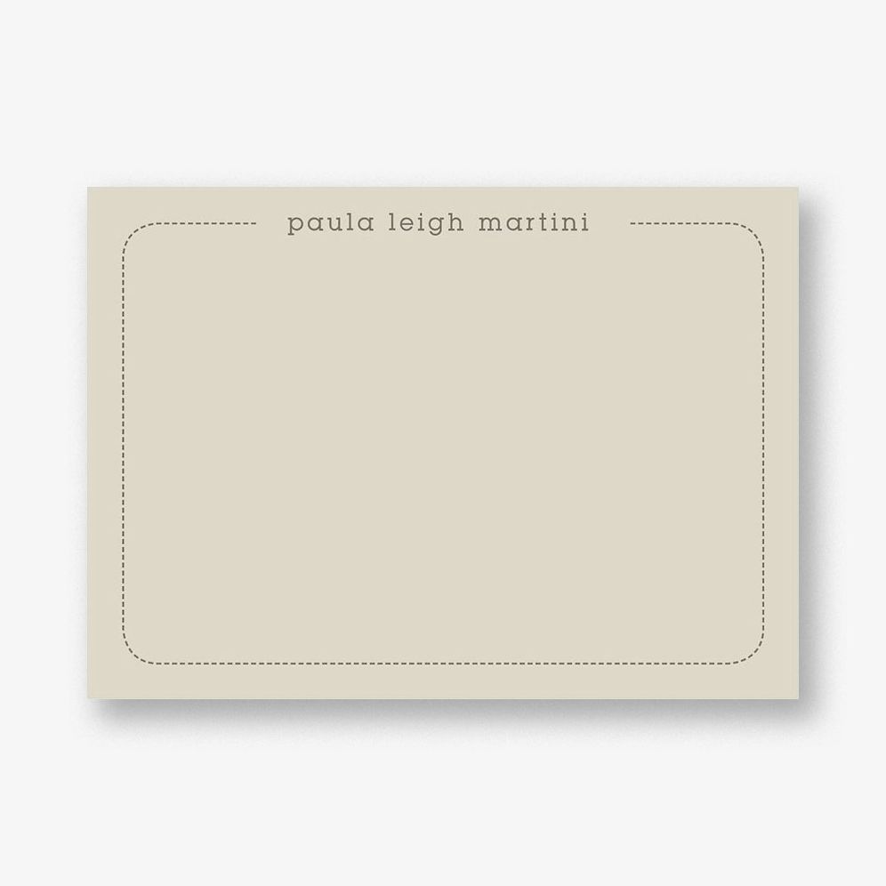 Dashed Stationery
