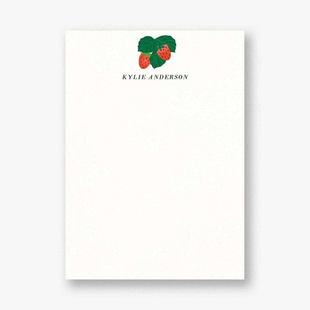 Strawberry Stationery