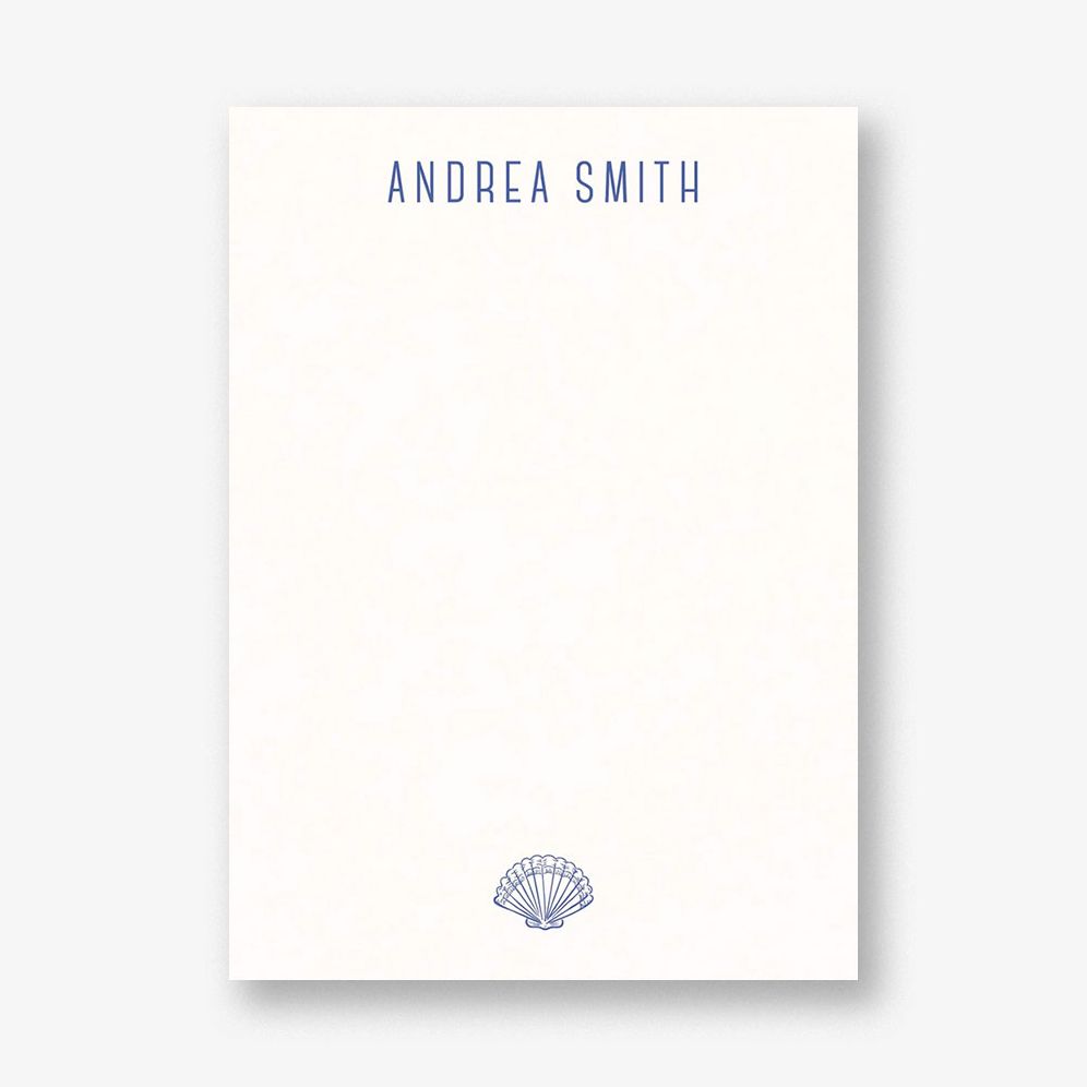 Single Seashell Stationery