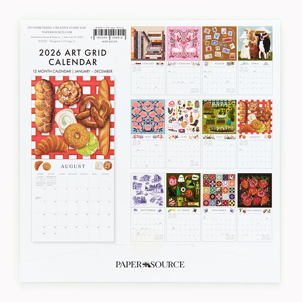 2026 Paper Source Art Grid