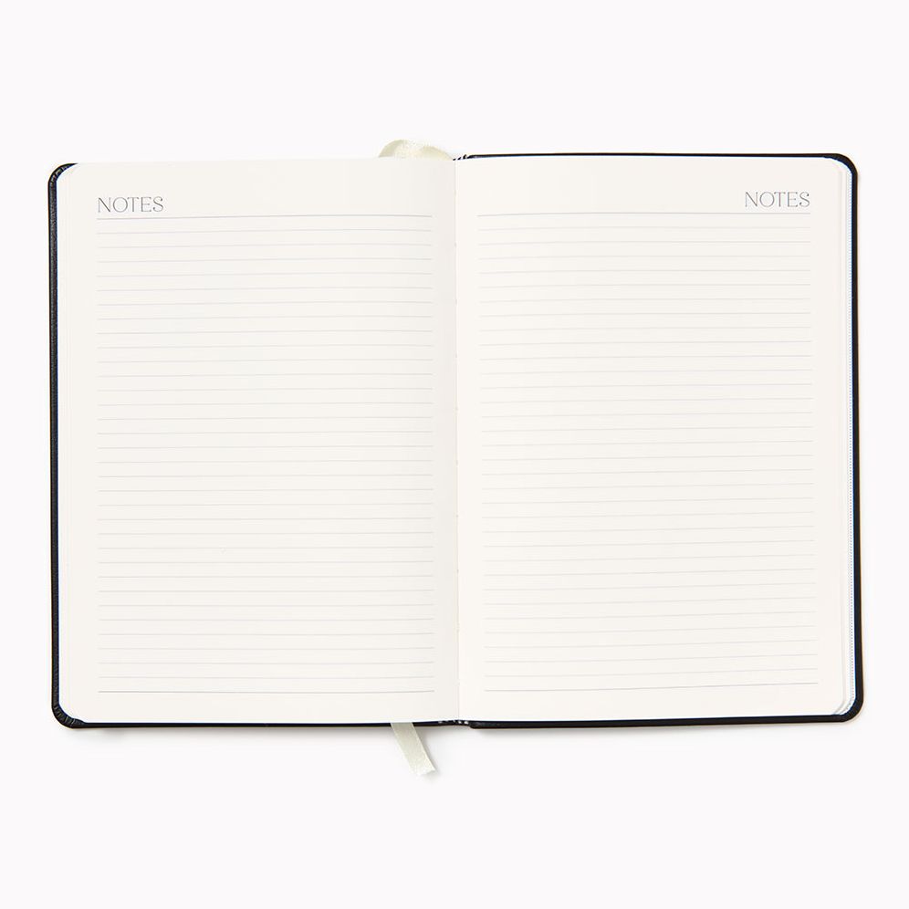 2026 Paper Source Weekly Desk Planner Black
