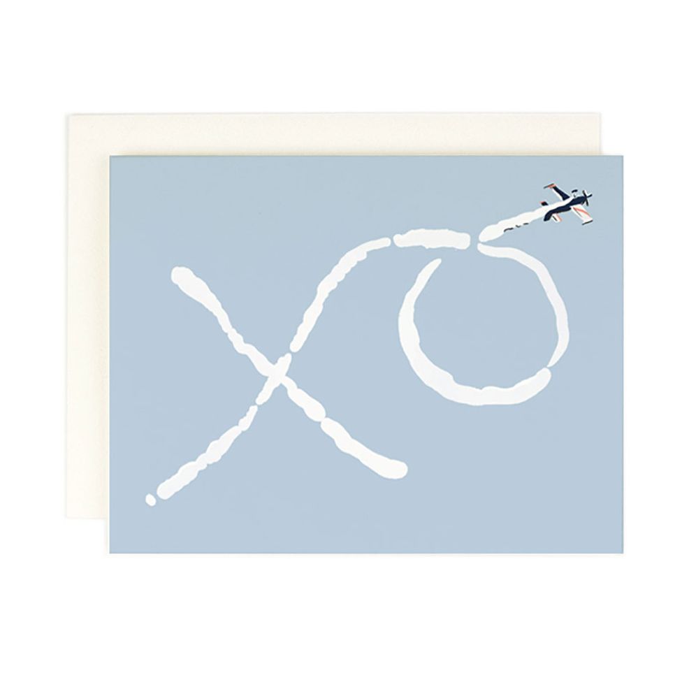 XO Skywriter Love Greeting Card