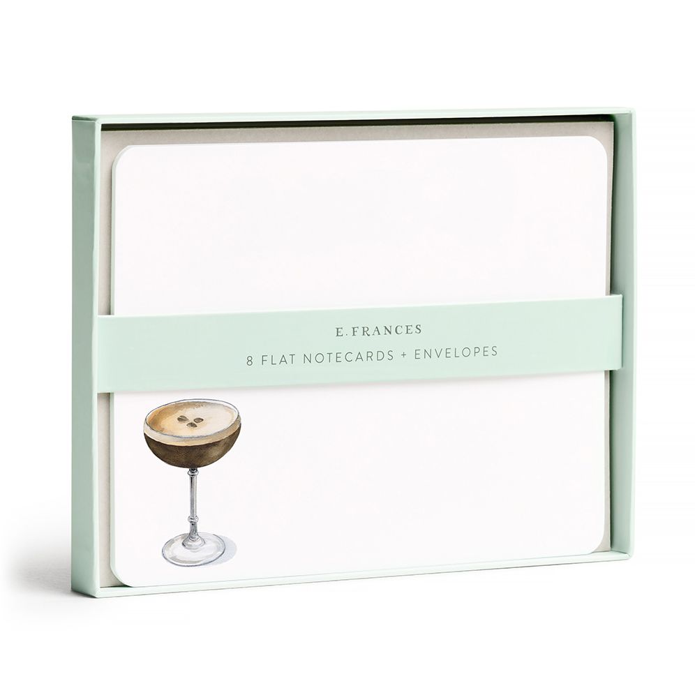 CORR Espresso Martini Martini Flate Notecards