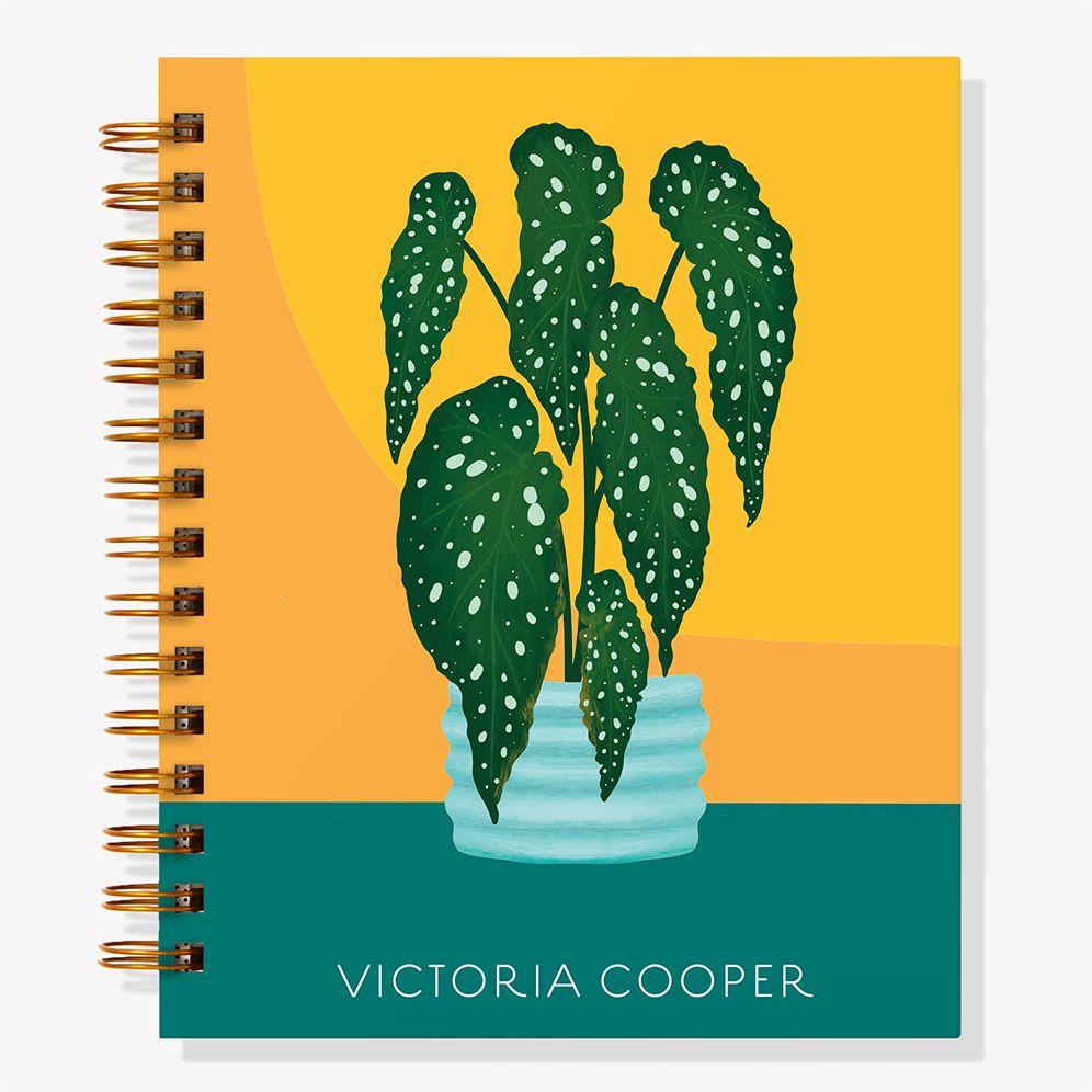 12-Month Begonia Custom Planner