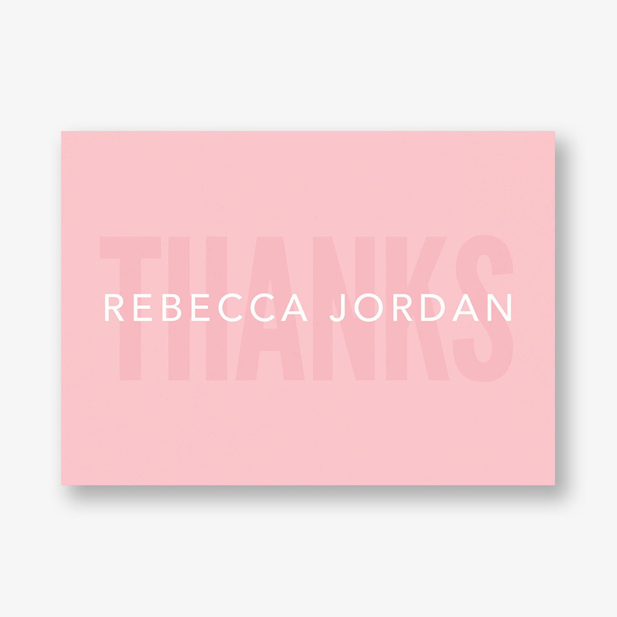 Stacked Type Bat Mitzvah Stationery