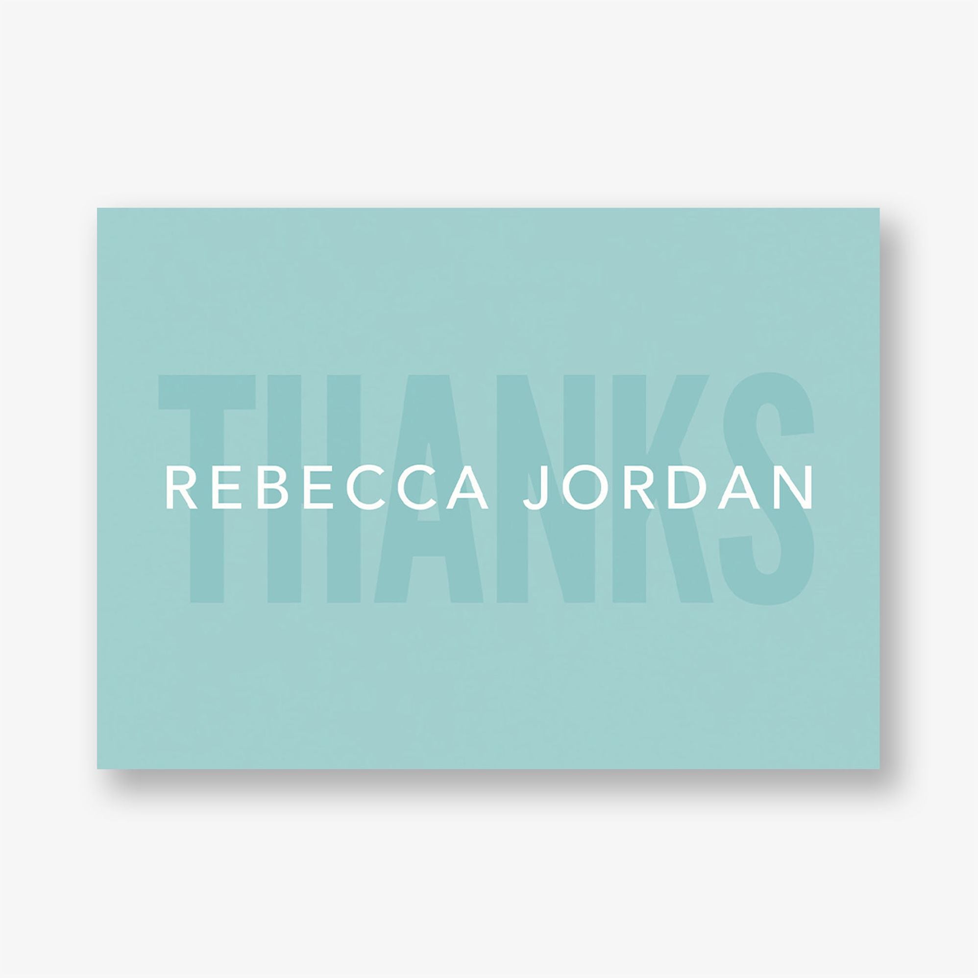 Stacked Type Bat Mitzvah Stationery