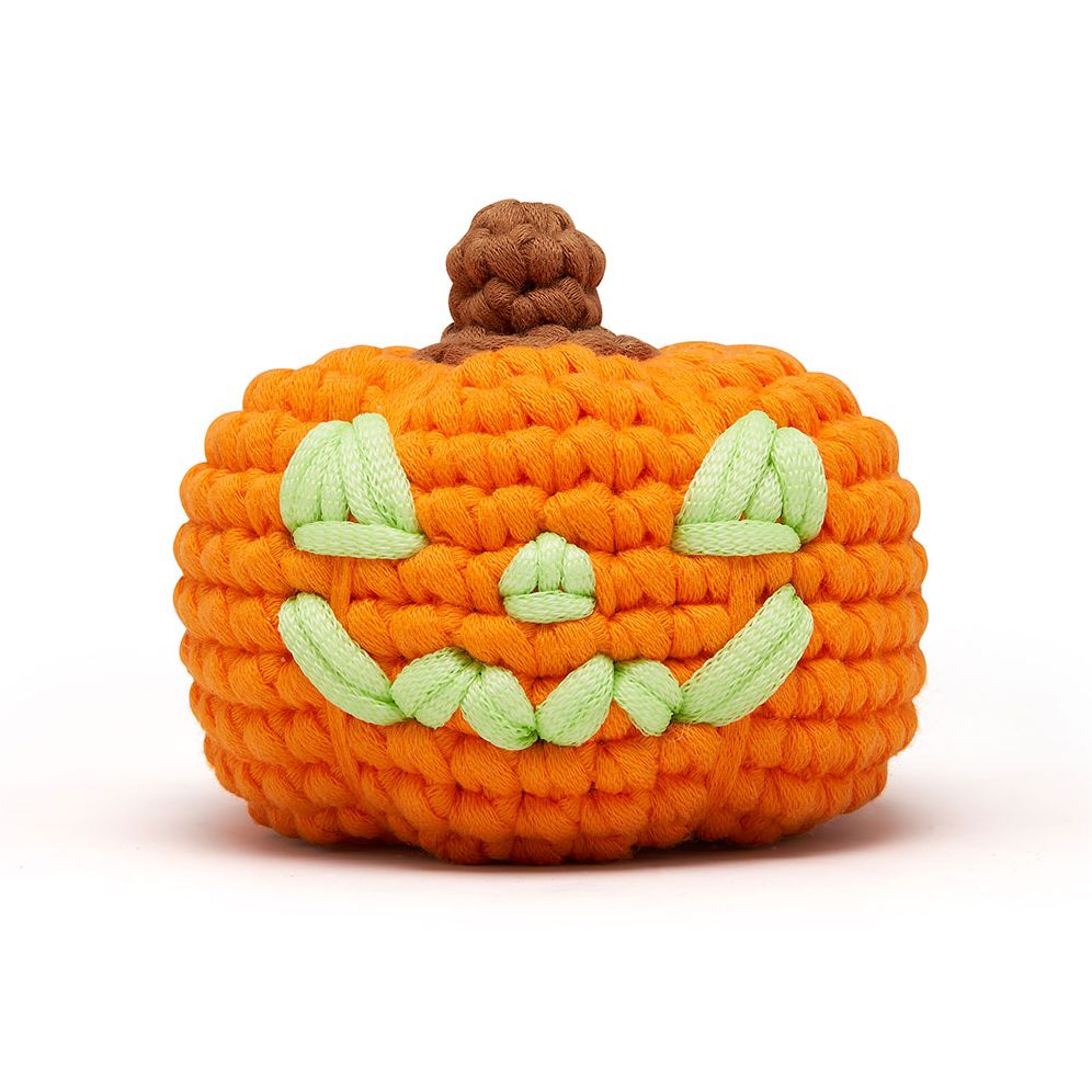 Hal the Jack-o-Lantern Glow in the Dark Learn to Crochet kit