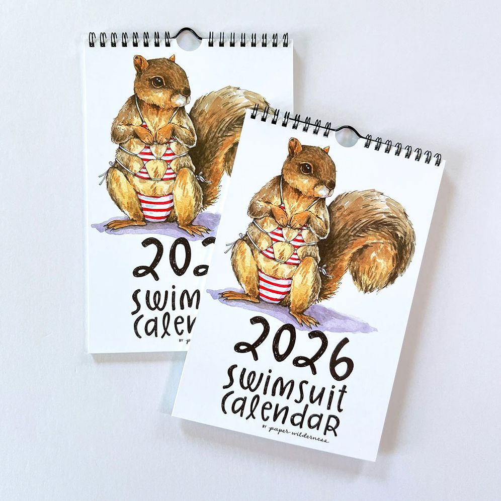 2026 Swimsuit Calendar by Paper Wilderness