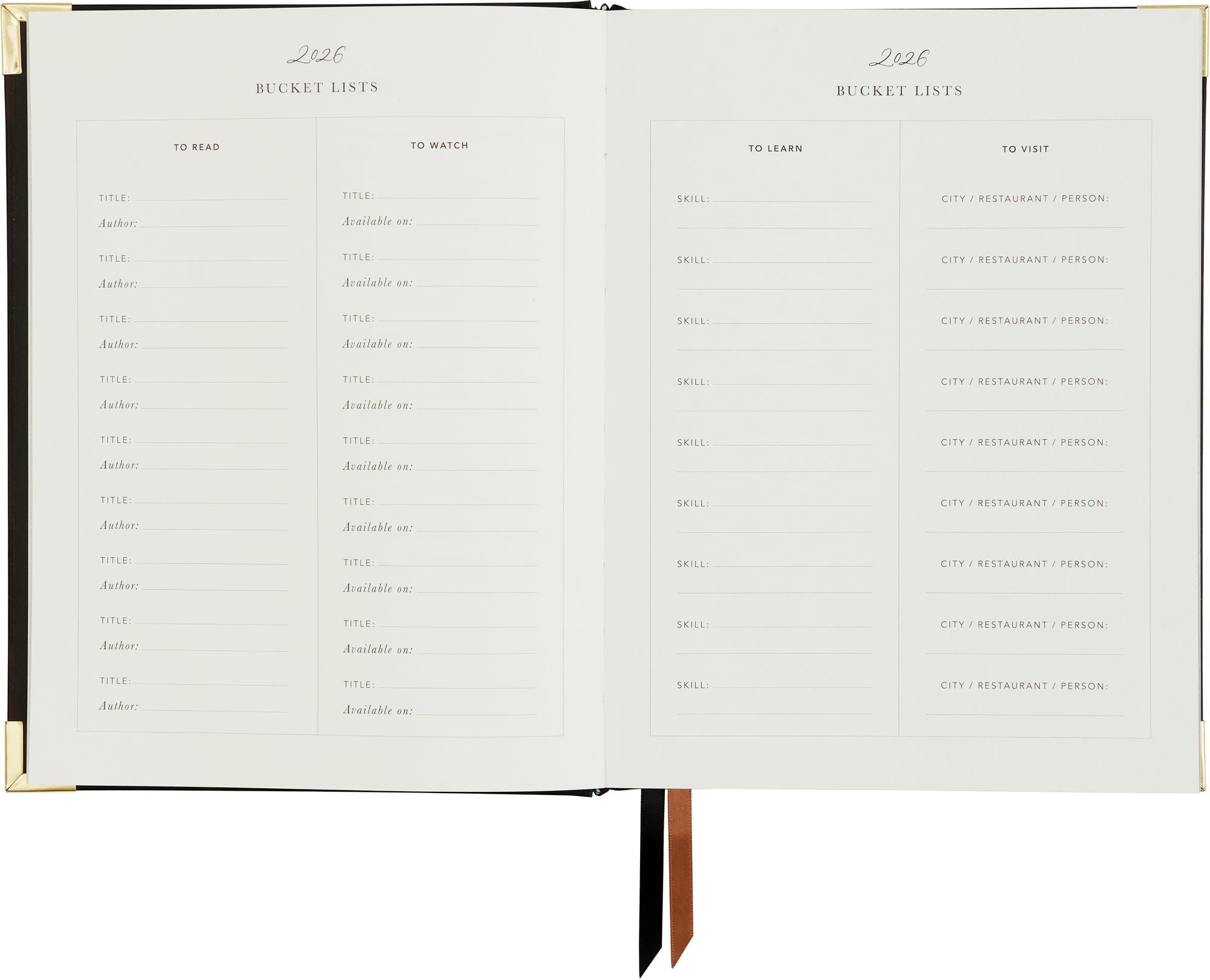 2026 Tortoise Weekly Planner
