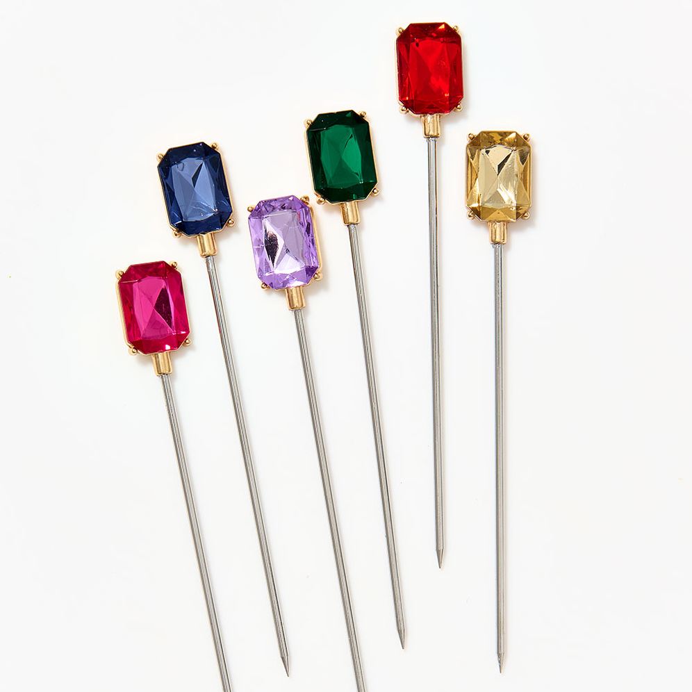 Gem Cocktail Picks S/6
