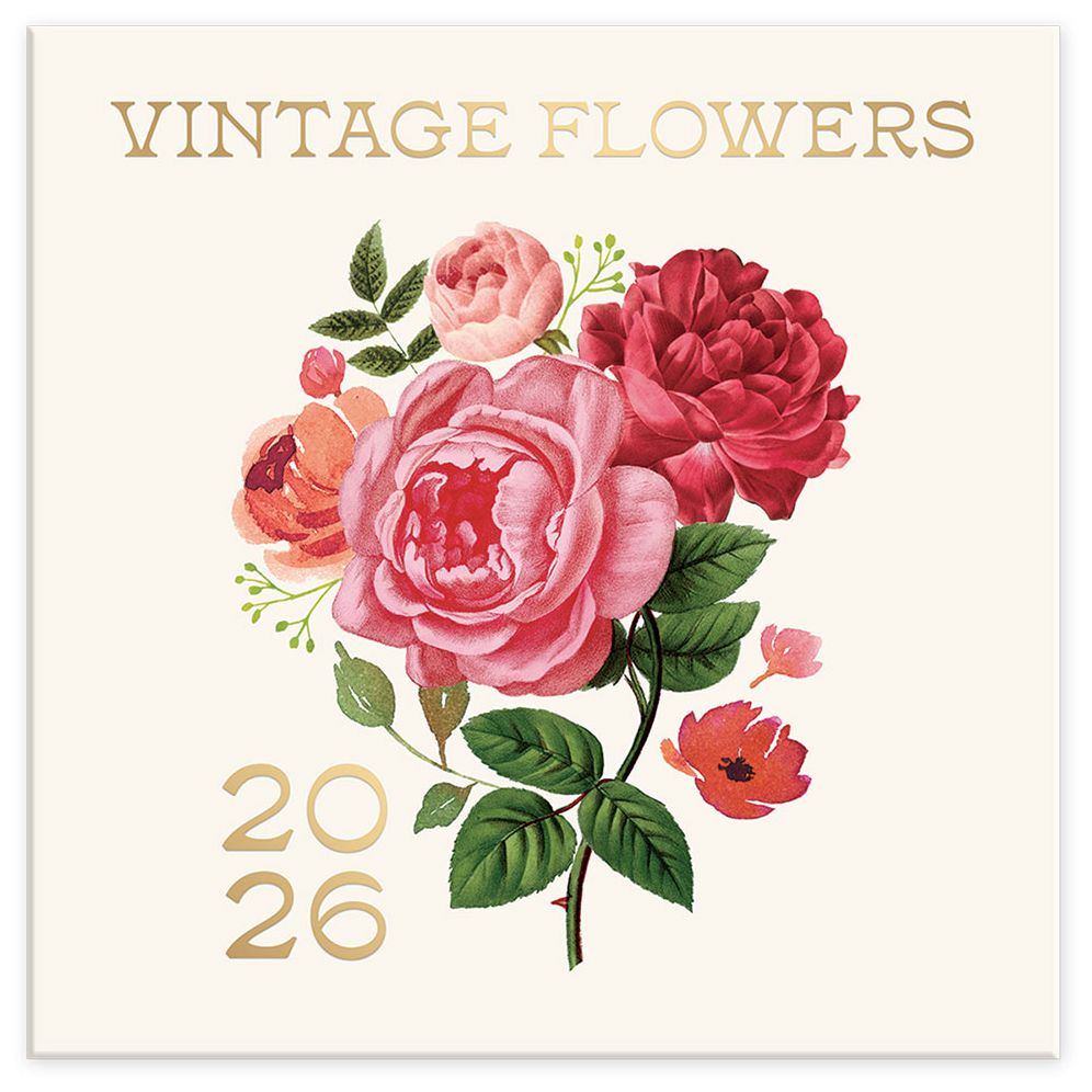 2026 Vintage Floral Wall Calendar - Exclusive