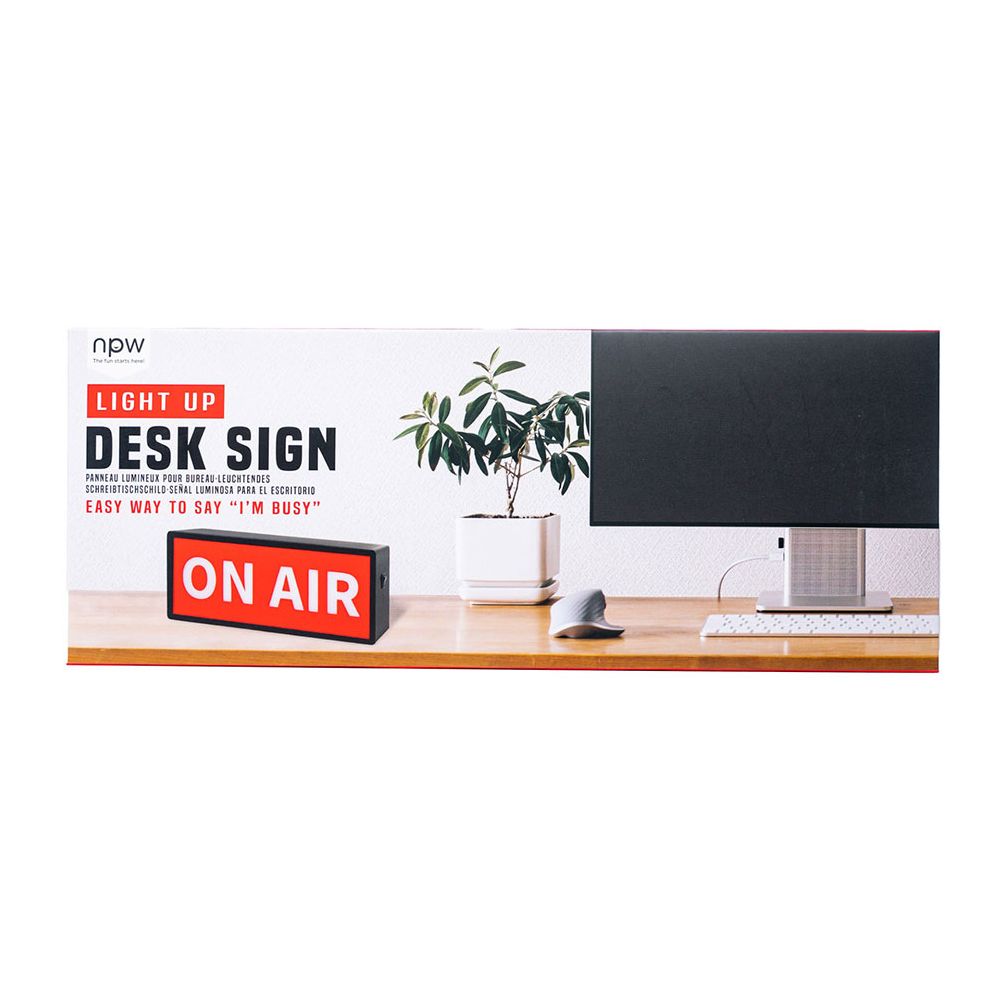 On Air Light Up Desktop Sign