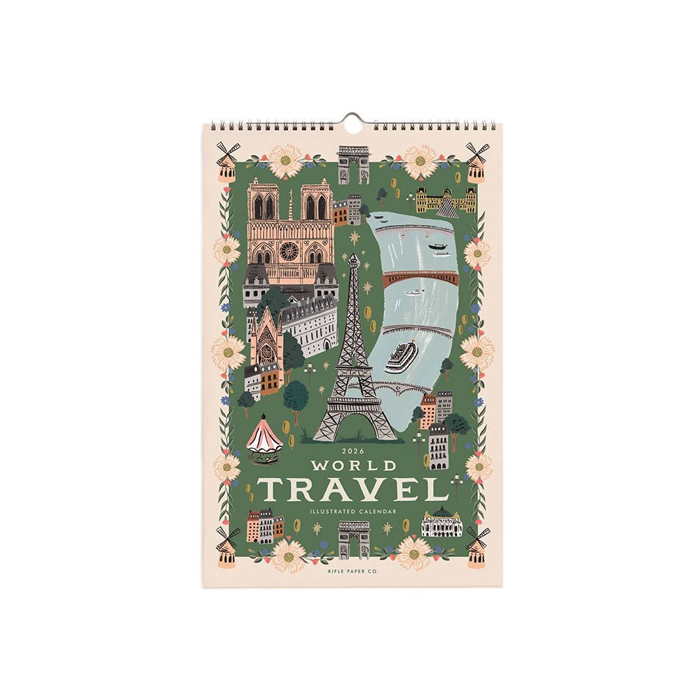 2026 World Travel Wall Calendar