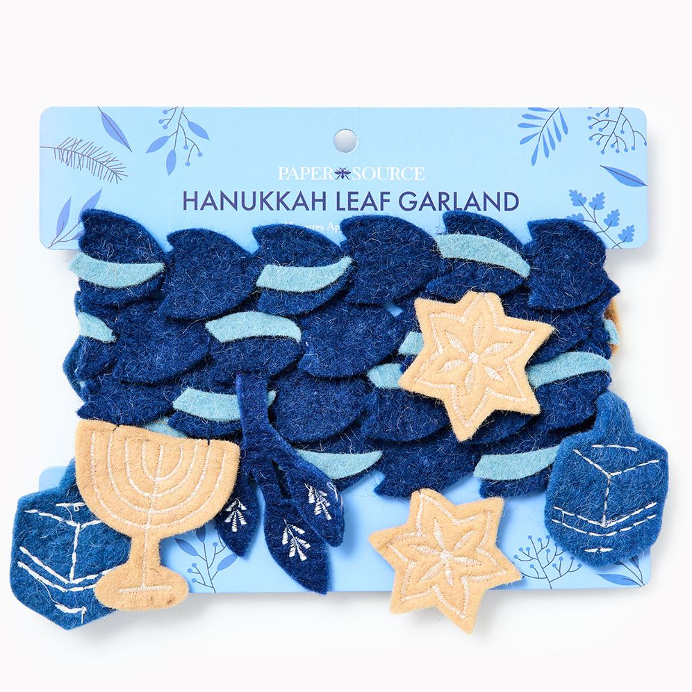 Hanukkah Leaves Garland