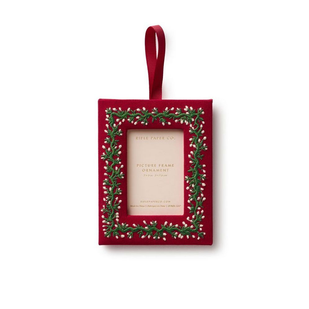 Garland Embroidered Frame Ornament