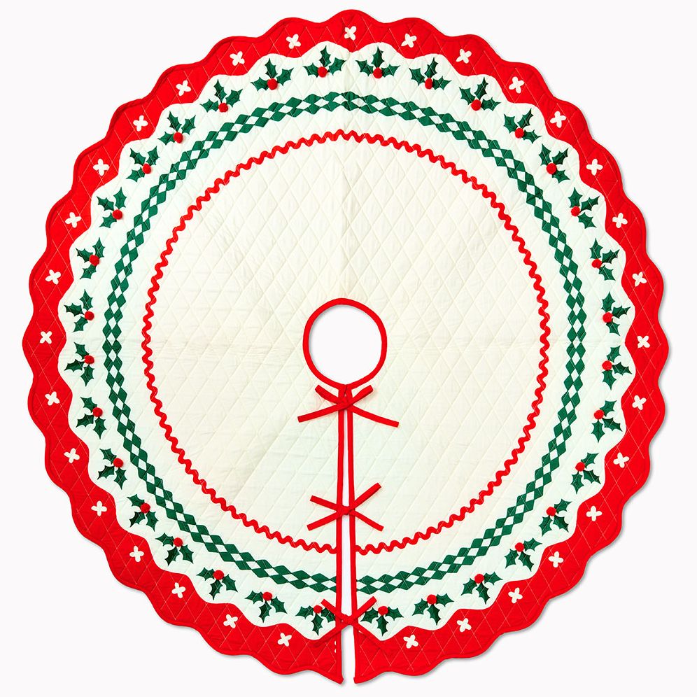 Quilted Vintage Chic Tree Skirt