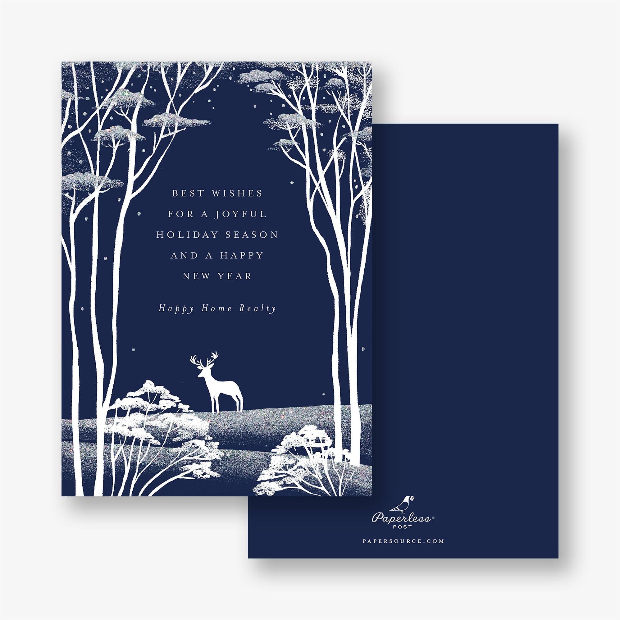 Midnight Forest Holiday Card