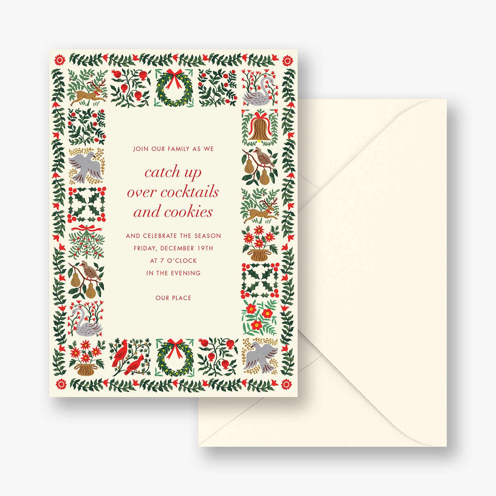 Christmastide Holiday Party Invitation