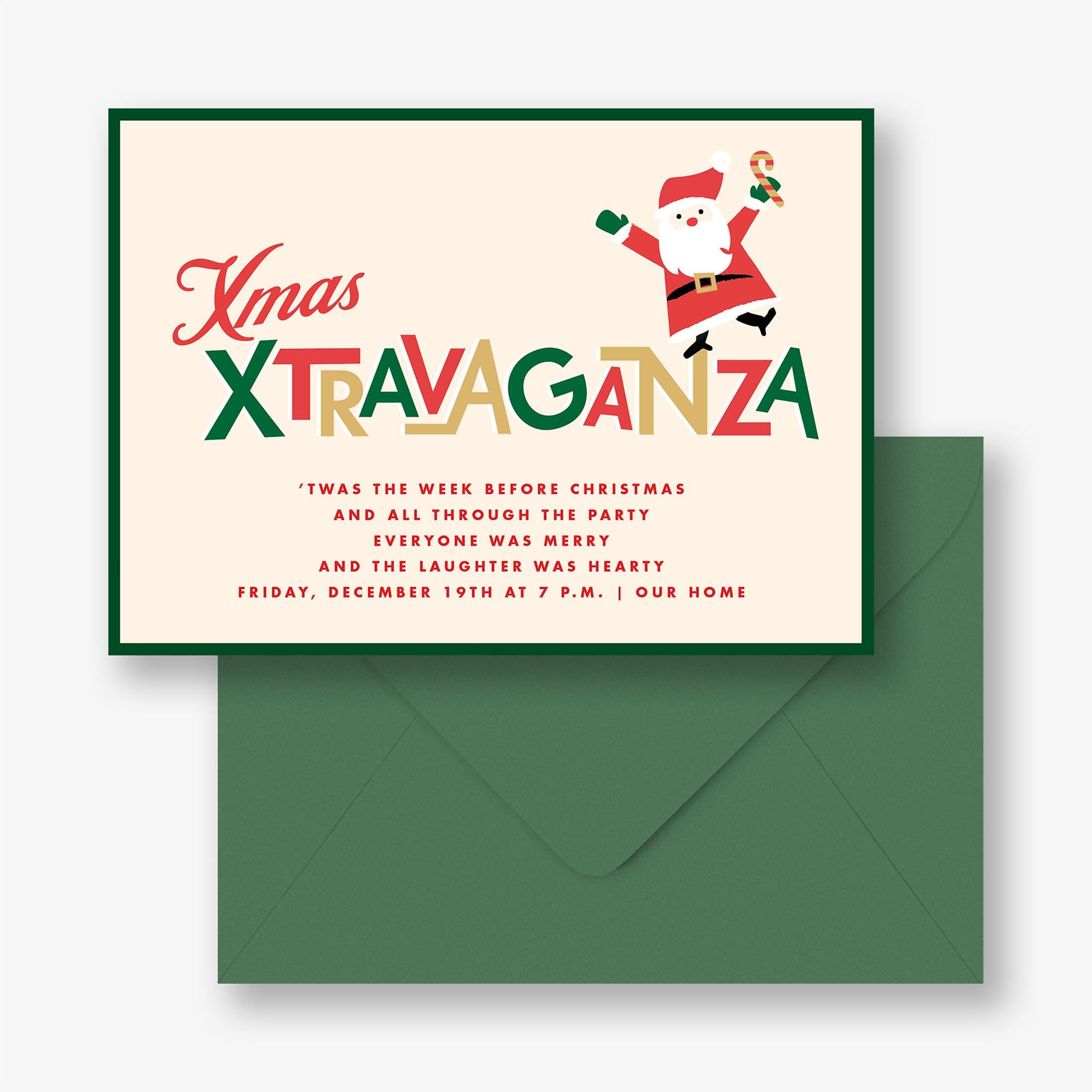 Xmas Xtravaganza Holiday Party Invitation