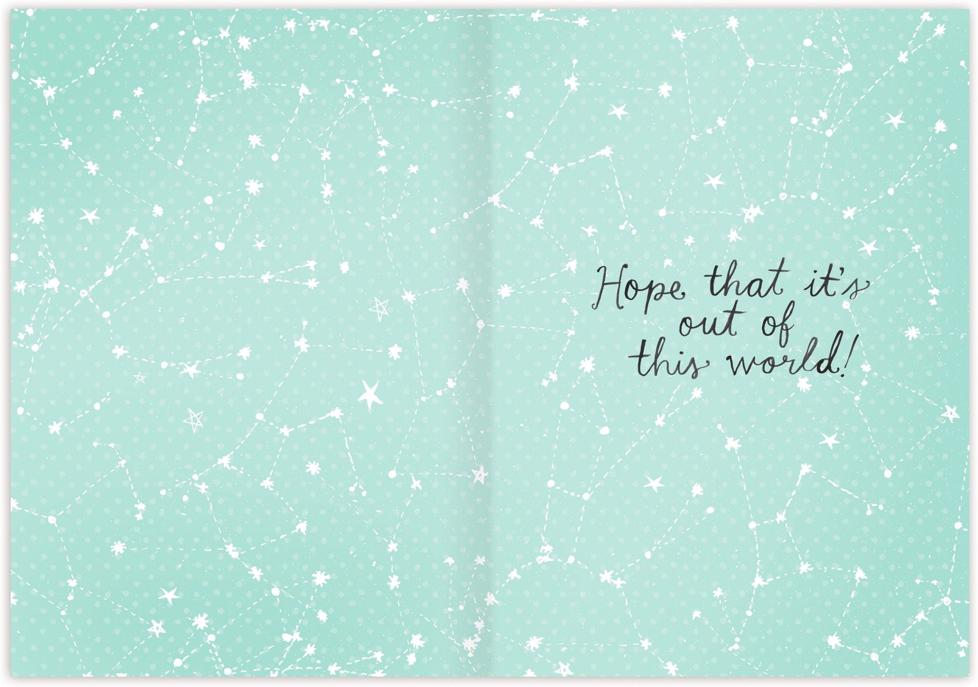 Outer Space Birthday Card