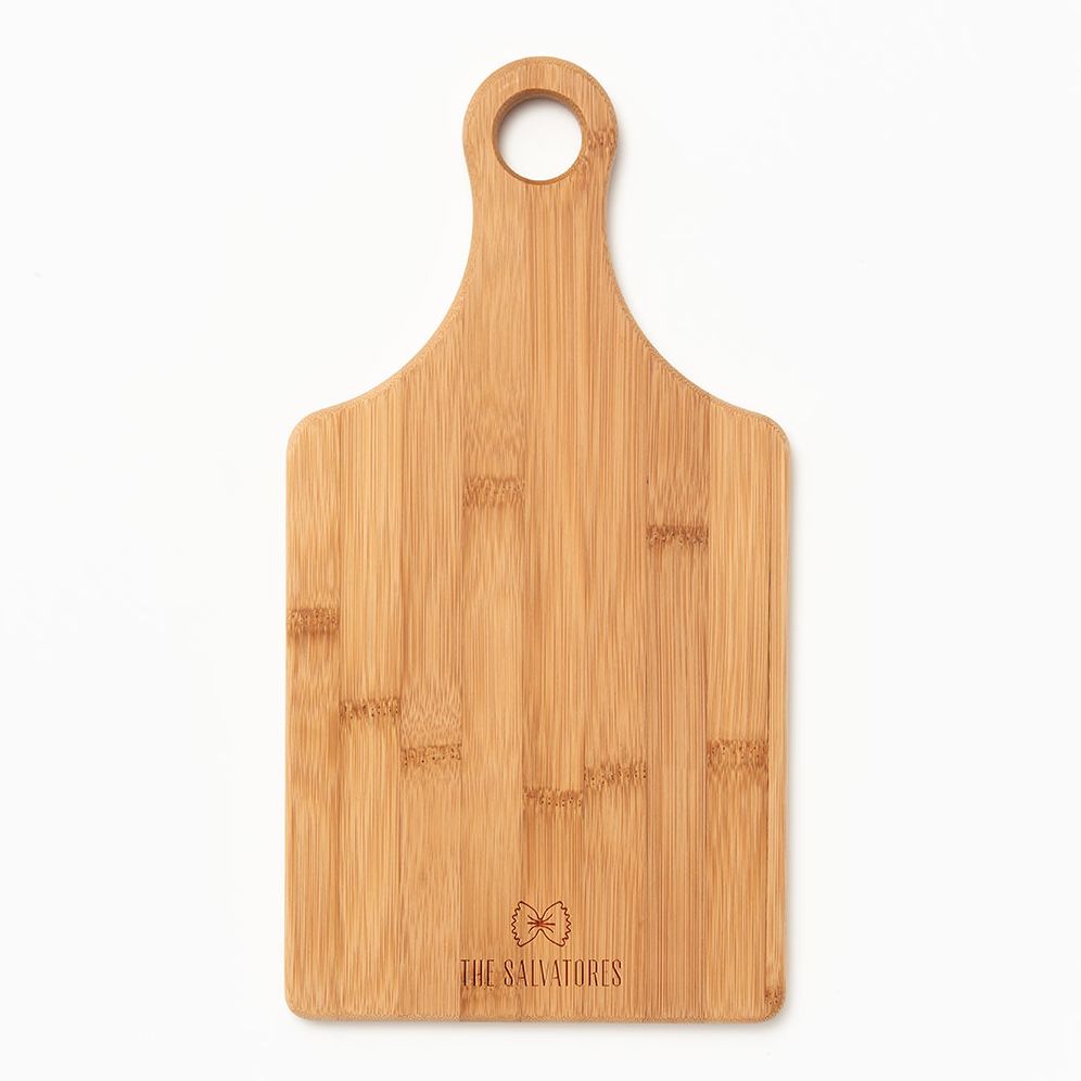 Bowtie Pasta Paddle Cutting Board