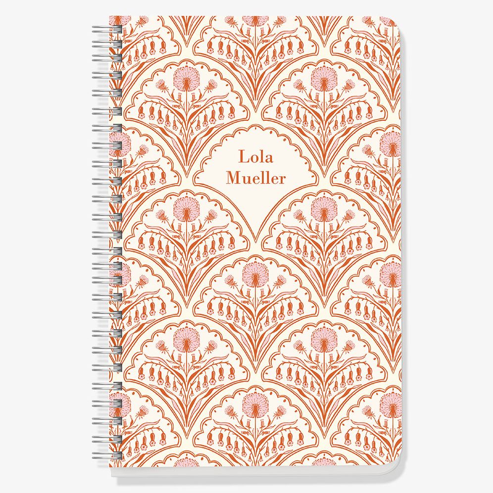 Scalloped Wallflower Custom Journal