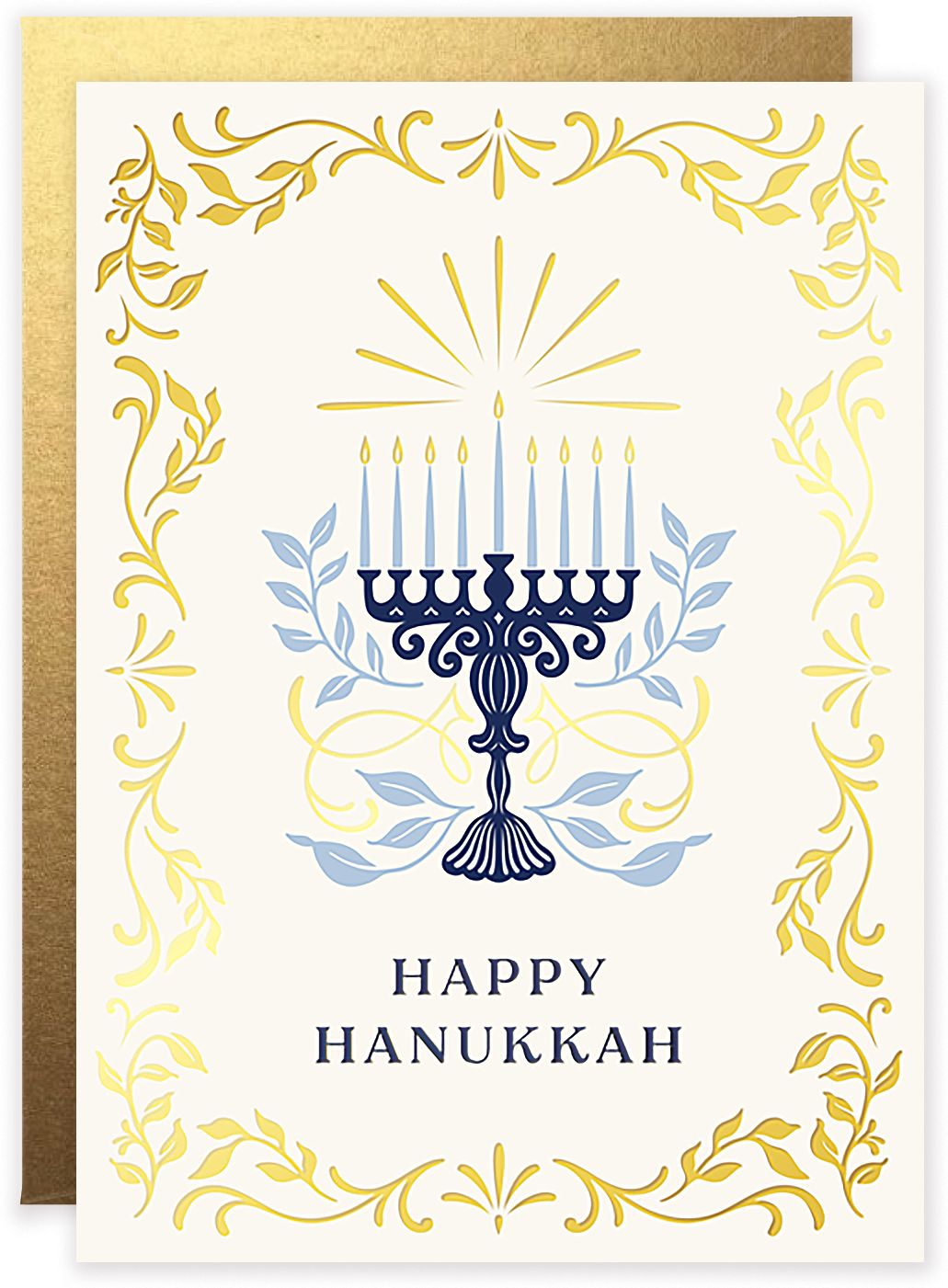 Hanukkah Gilded Stationery Set