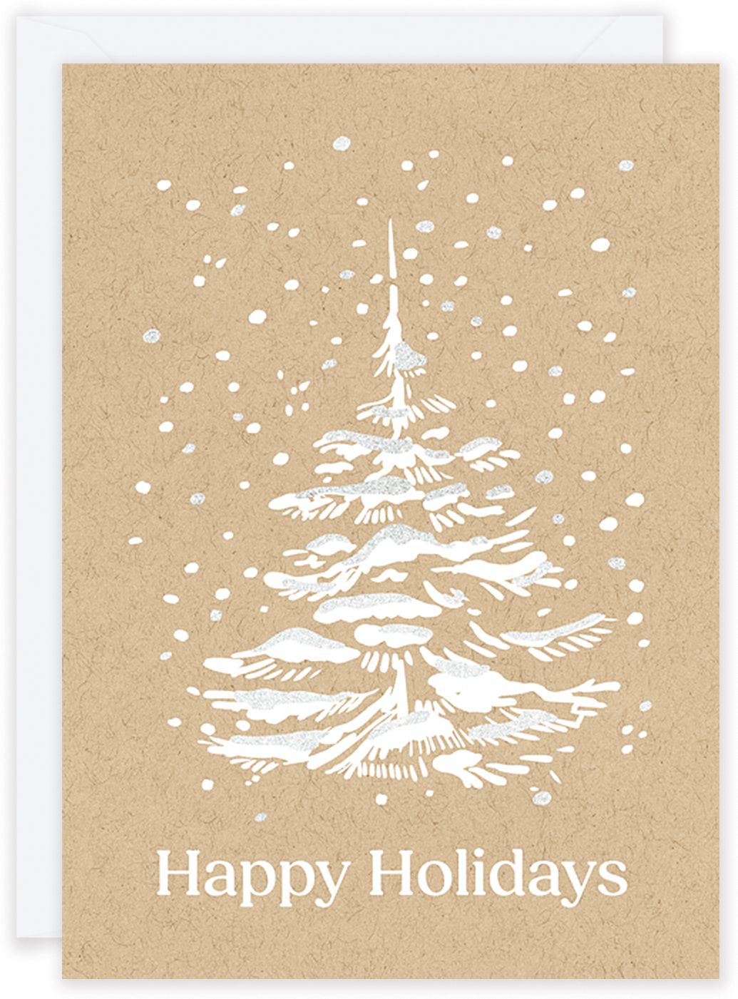 XMAS White Tree Set A6 SPEC