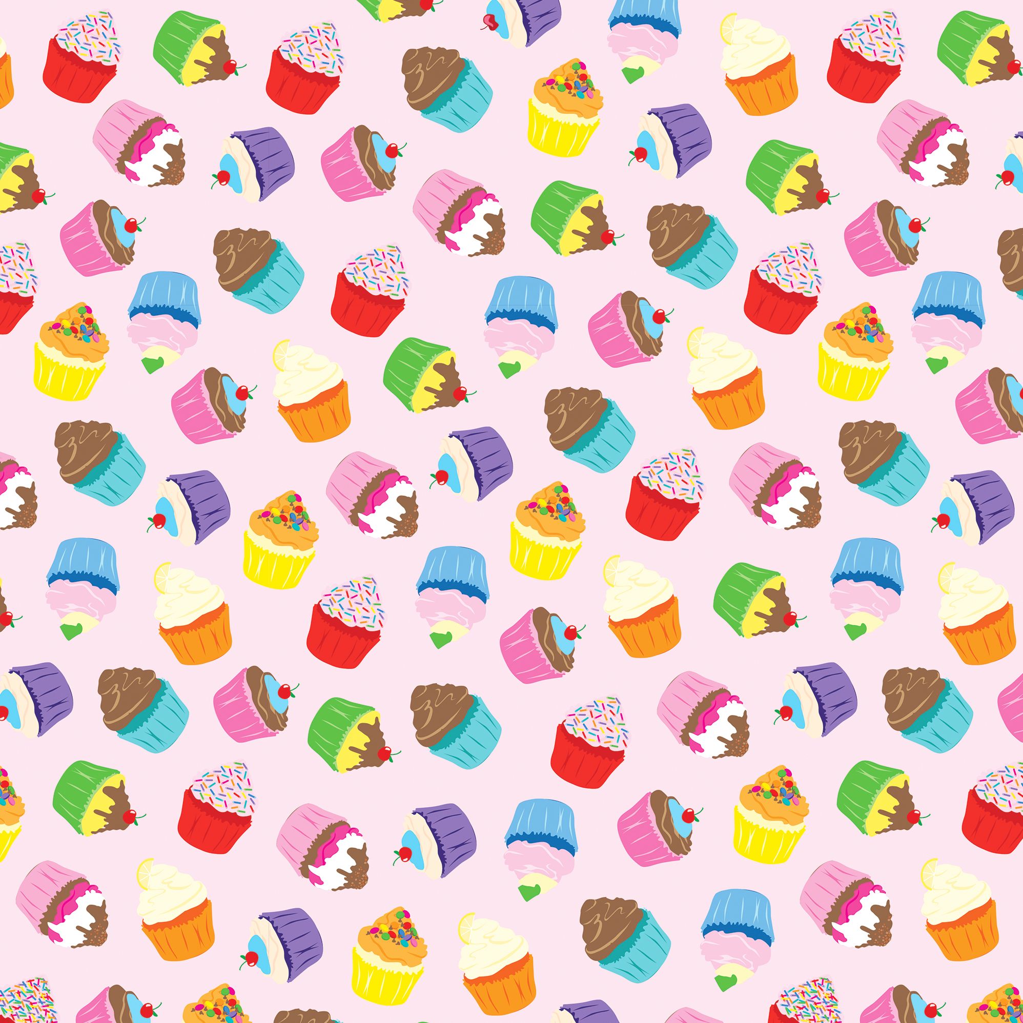 Cheery Cupcakes Flat Wrap