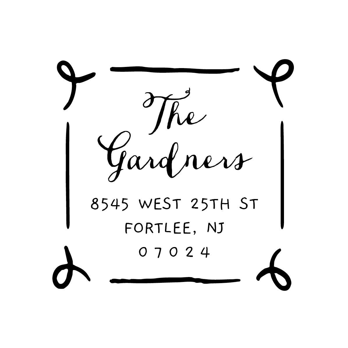 Whimsical Loops Custom Stamp and Stamp Tool