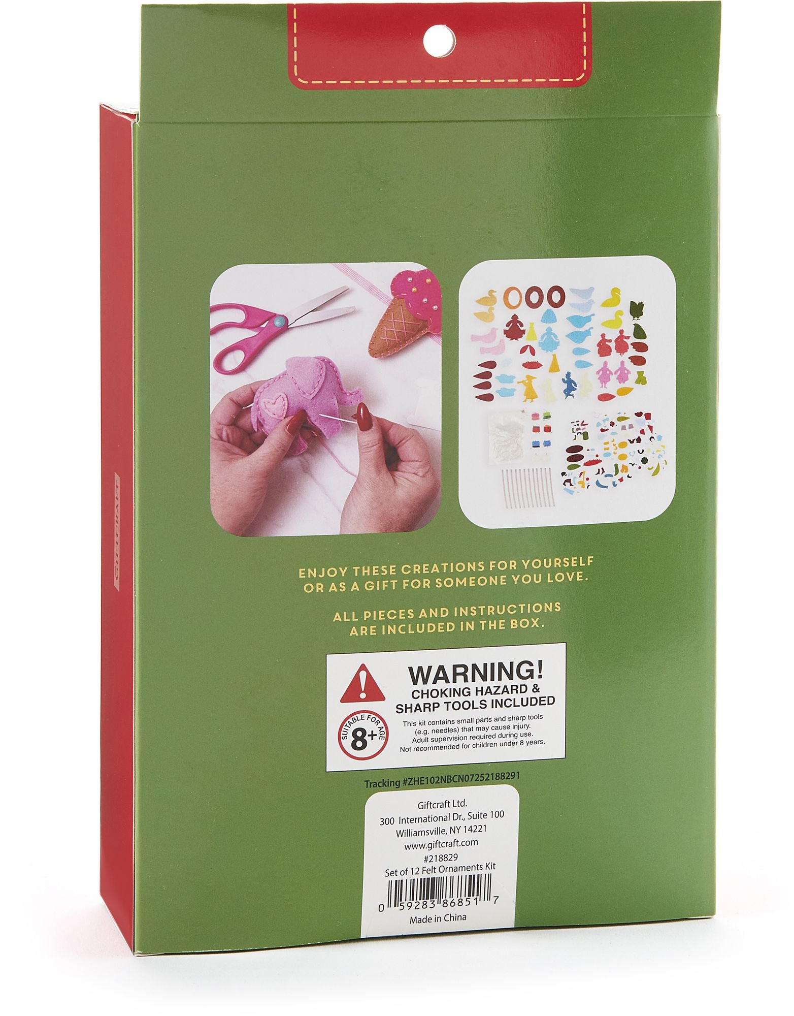 12 Days of Christmas Felt Ornaments Kit