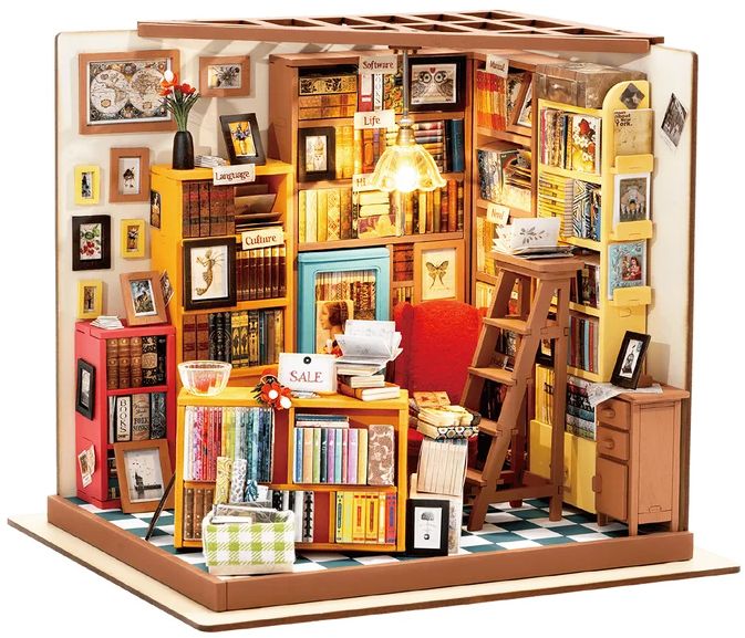 DIY Miniature House Sam¿s Study