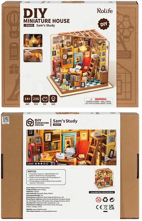 DIY Miniature House Sam¿s Study