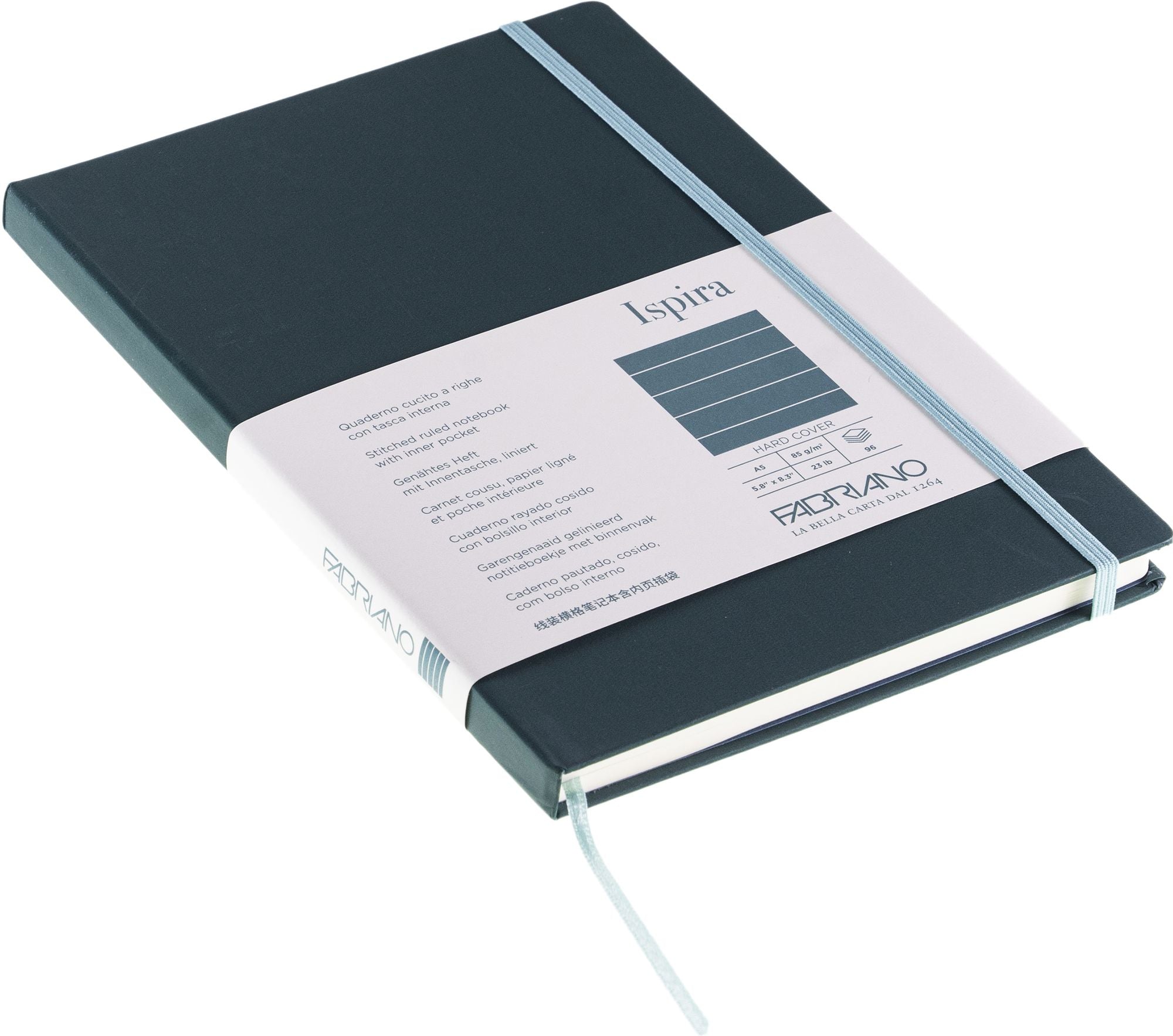 Ispira Journal, A5, Hard-Cover, Lined, Green