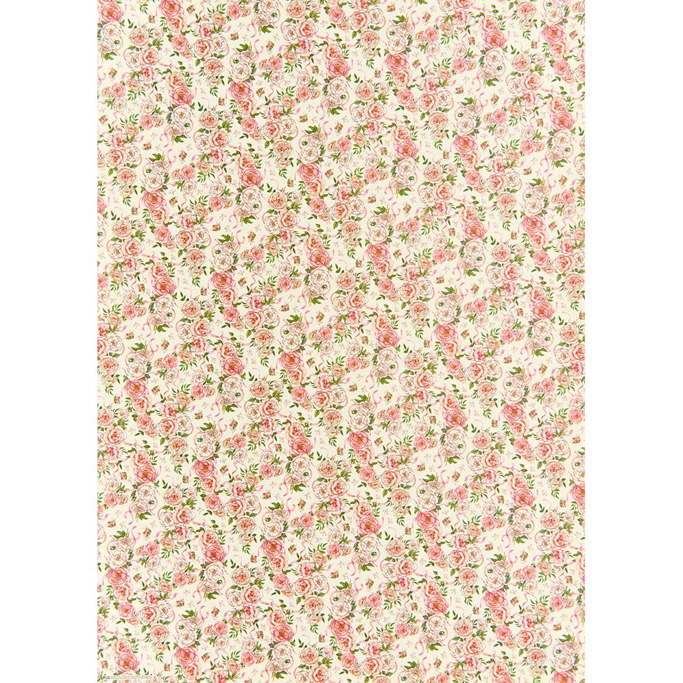 Roses and Gypsofila Fine Paper