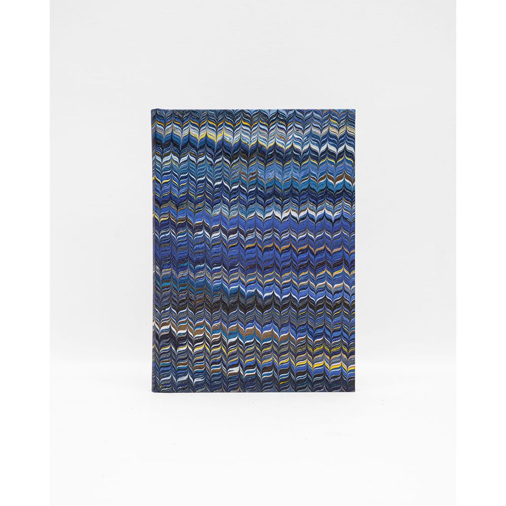 Hand Decorated Blue Peacock Journal