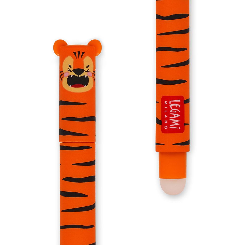 Tiger Erasable Gel Pen - Orange Ink