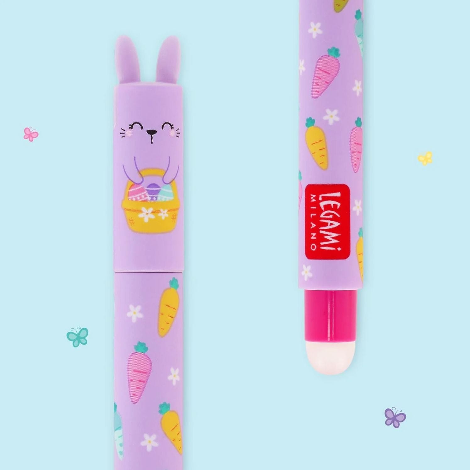 SET OF 2 ERASABLE GEL PENS - HOPPY EASTER