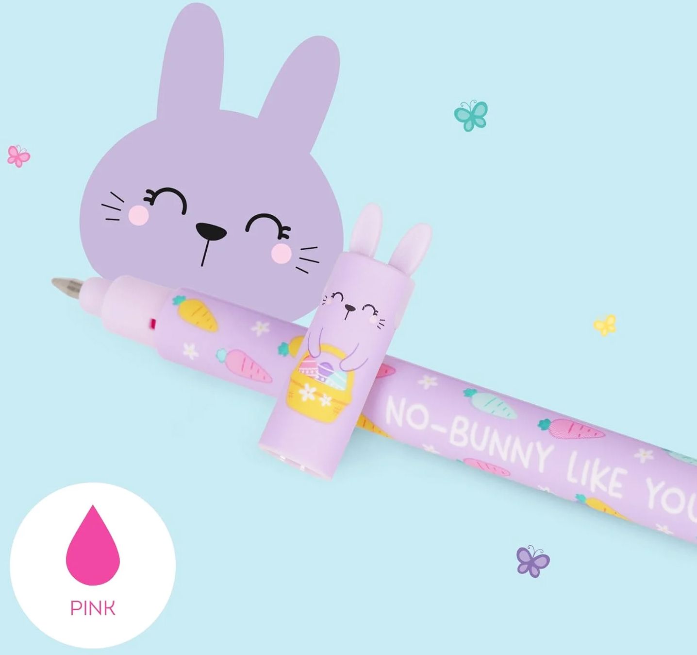 SET OF 2 ERASABLE GEL PENS - HOPPY EASTER