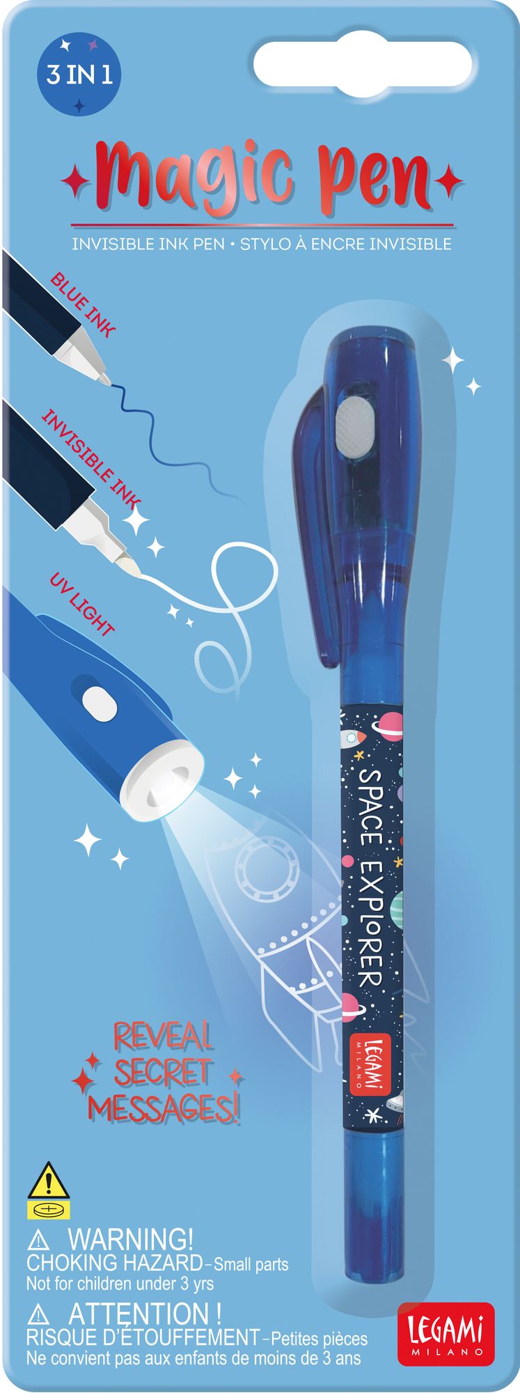 Legami Invisible Ink Pen - Magic Pen - Space | Paper Source
