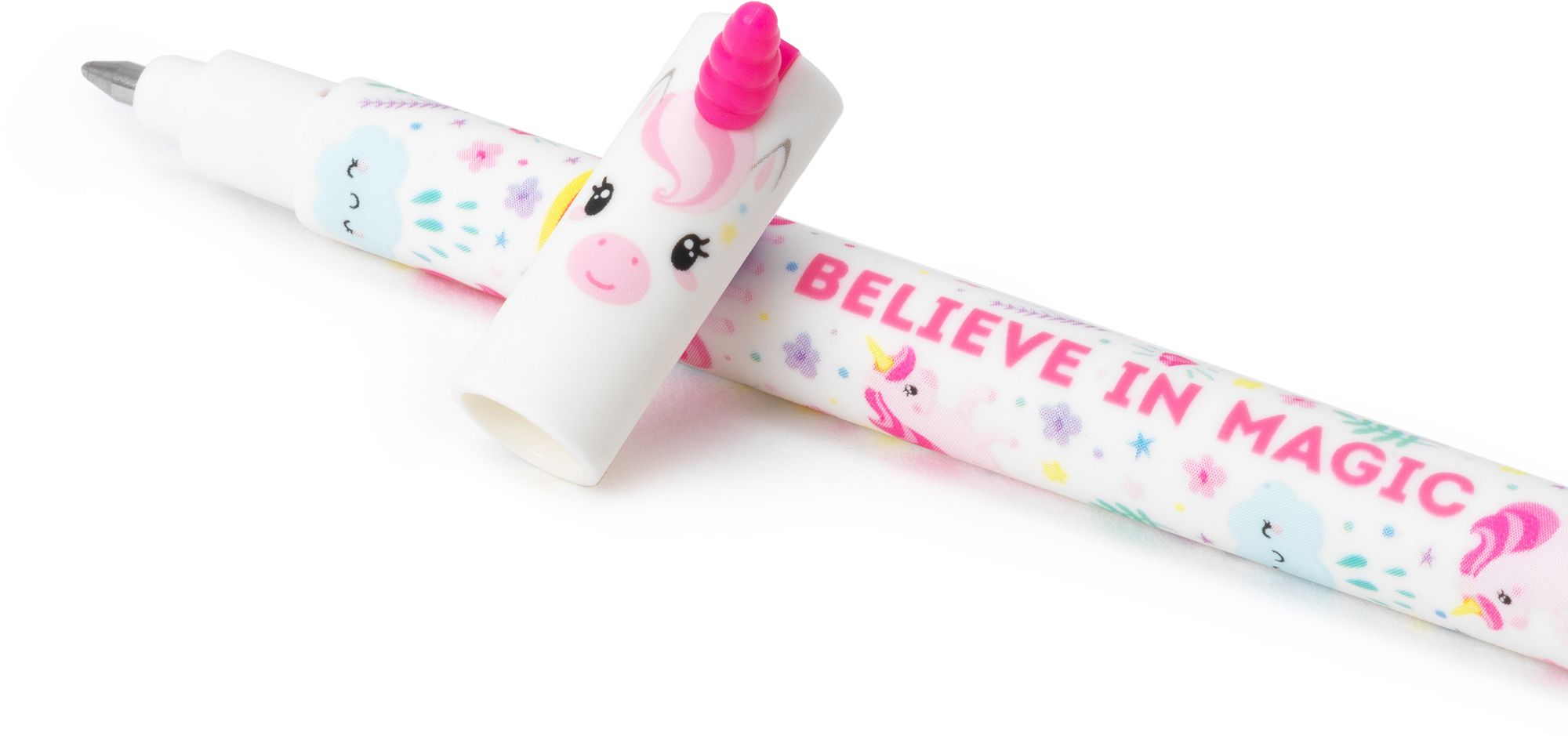 Unicorn Erasable Gel Pen - Pink Ink