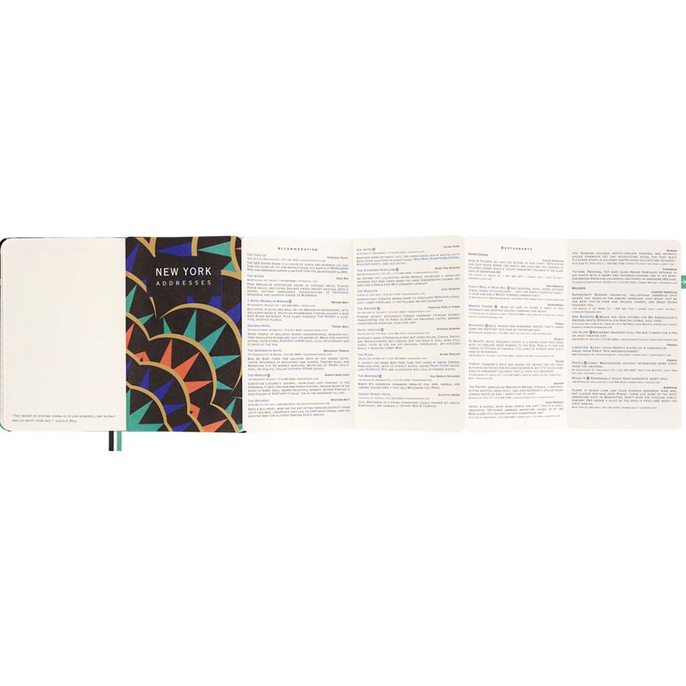 LUXE x Moleskine - New York City Travel Guide Pocket Notebook
