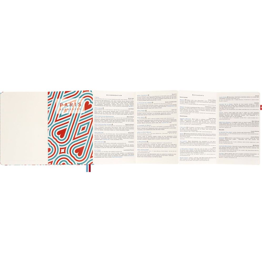LUXE x Moleskine - Paris City Travel Guide Pocket Notebook