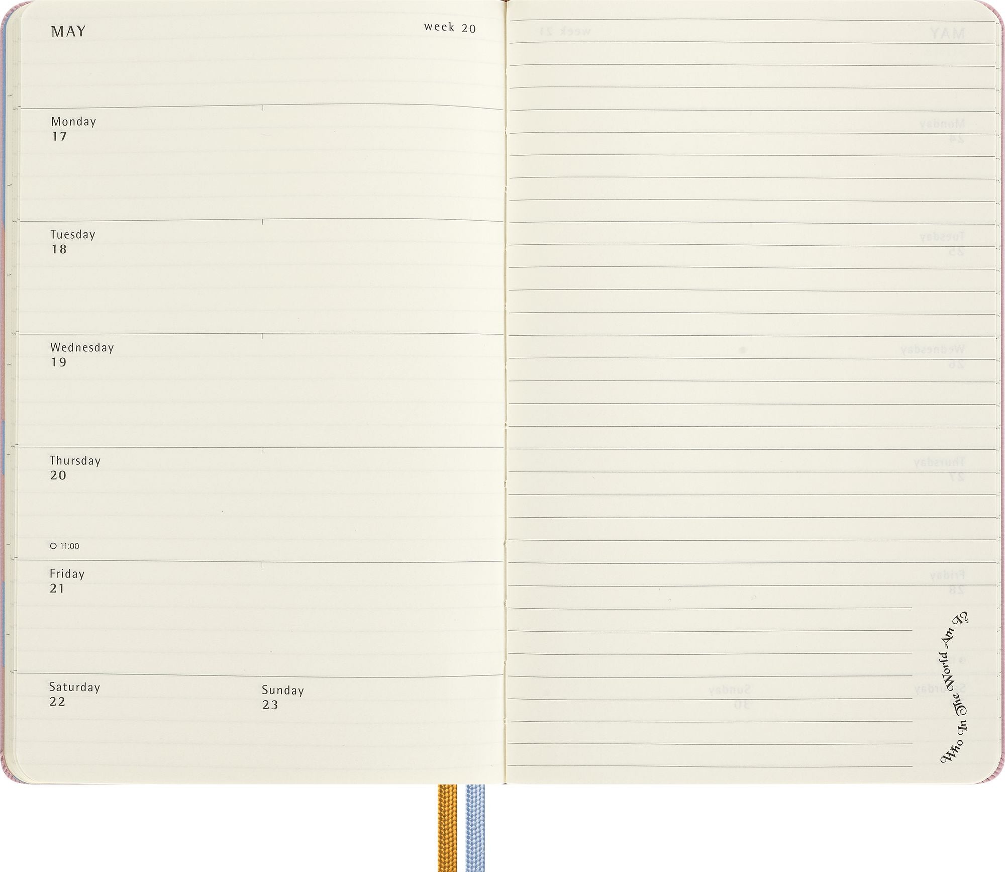 2027 Moleskine Limited Edition Alice in Wonderland 12 Month Weekly Planner, Hard Cover, Large (5" x 8.25"), Alice, 144 Pages