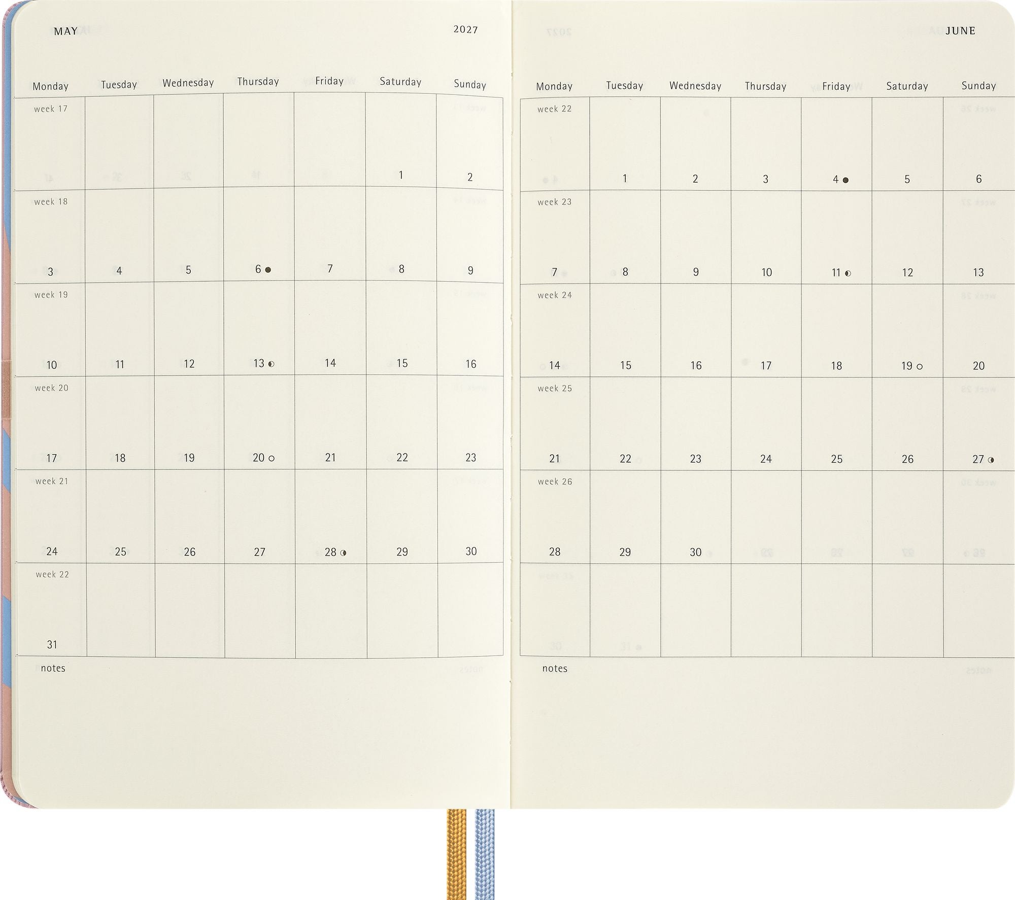 2027 Moleskine Limited Edition Alice in Wonderland 12 Month Weekly Planner, Hard Cover, Large (5" x 8.25"), Alice, 144 Pages