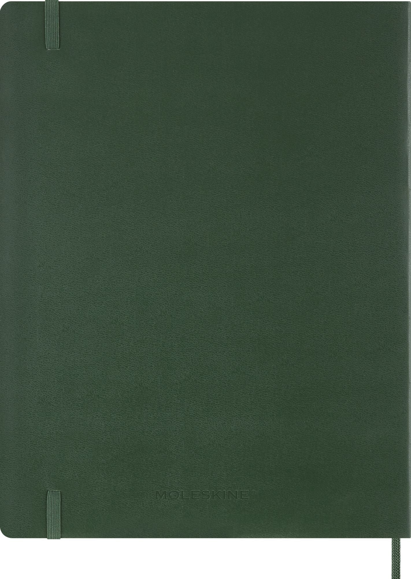 2027 Moleskine 15-Month Essential Planner, Soft Cover, Weekly Vertical, XXL (8.5" x 11"), Myrtle Green, 128 pages