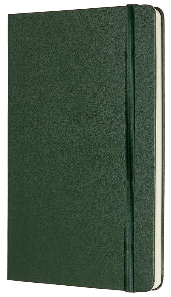 Moleskine Notebook, Large, Dotted, Myrtle Green, Hard (5 x 8.25)